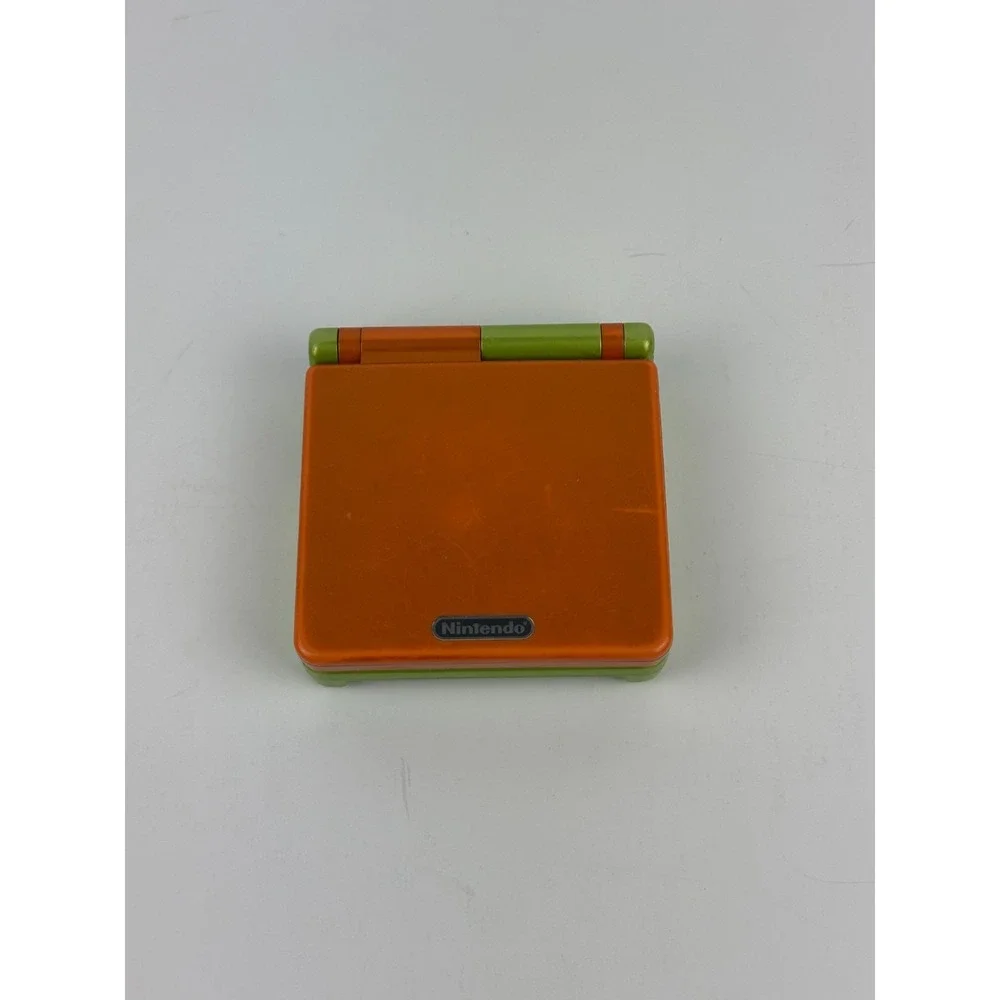Nintendo Game Boy Advance SP GBA SP Lime Green & Orange Shrek Edition Tested